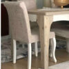 Код товара: 104947-2 Велюровый чехол на стул для кухни универсальный Турция Кофе с молоком