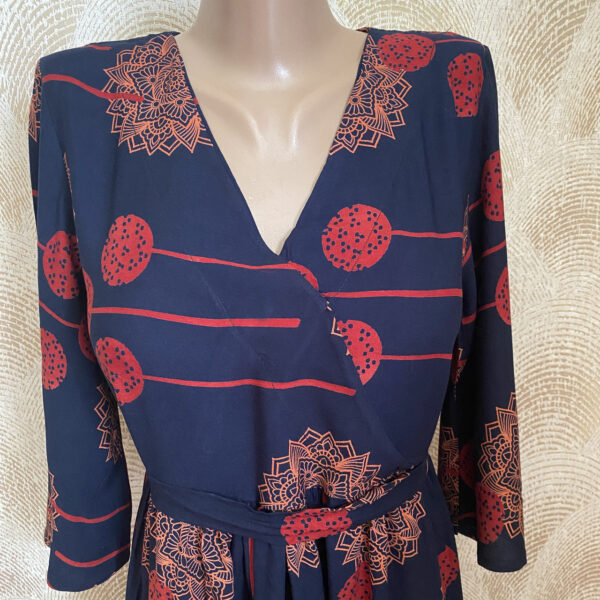 Довга літня сукня максі зі штапелю Merve Moda 434, розміри 46–52, 4 кольори, Туреччина — фото 9