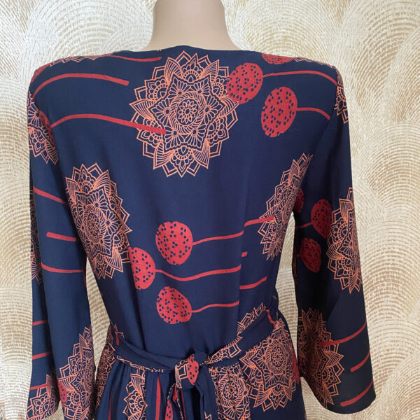 Довга літня сукня максі зі штапелю Merve Moda 434, розміри 46–52, 4 кольори, Туреччина — фото 10