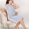 Жіноча літня сукня Merve Moda 435 зі штапелю, до коліна, вільна, Туреччина, розмір 50–56 — фото 4
