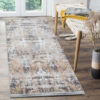 Килимова доріжка в коридор 80×300 см сіро-бежевий з бахромою Reform Carpet IMAJ 1802, Туреччина — фото 6