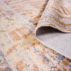 Килим з бахромою 80×150 см сіро-золотий REFORM CARPET IMAJ 1805, Туреччина, у вітальню, спальню, кухню — фото 4