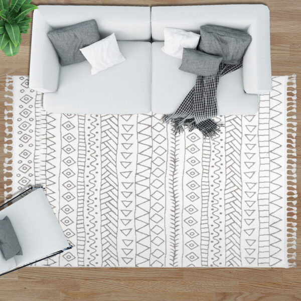 Килим з бахромою 120×180 см REFORM CARPET OSLO 1605, Туреччина, скандинавський стиль — фото 2