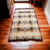 Турецький безворсовий двосторонній килим 160×250 см Eko Sacil kilim, бавовна акрил коричневий — фото 3