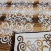 Турецький безворсовий двосторонній килим 160×250 см Eko Sacil kilim, бавовна акрил коричневий — фото 6