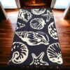 Килим двосторонній безворсовий 120×180 см Eko Sacil kilim Ракушки бавовна акрил Туреччина — фото 4