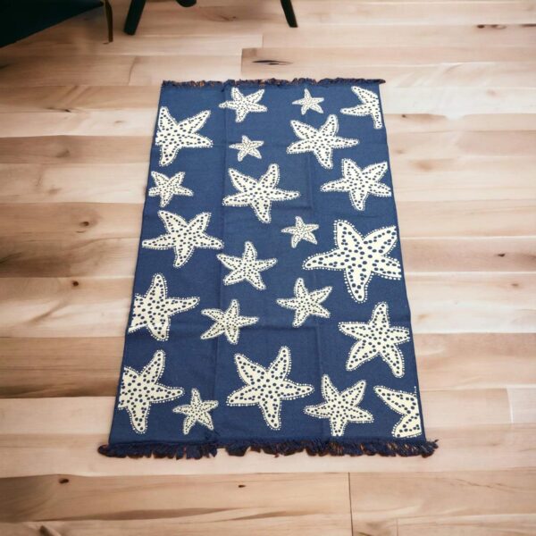 Килим безворсовий 120×180 см Eko Sacil kilim Синя Зірка Туреччина — фото 5