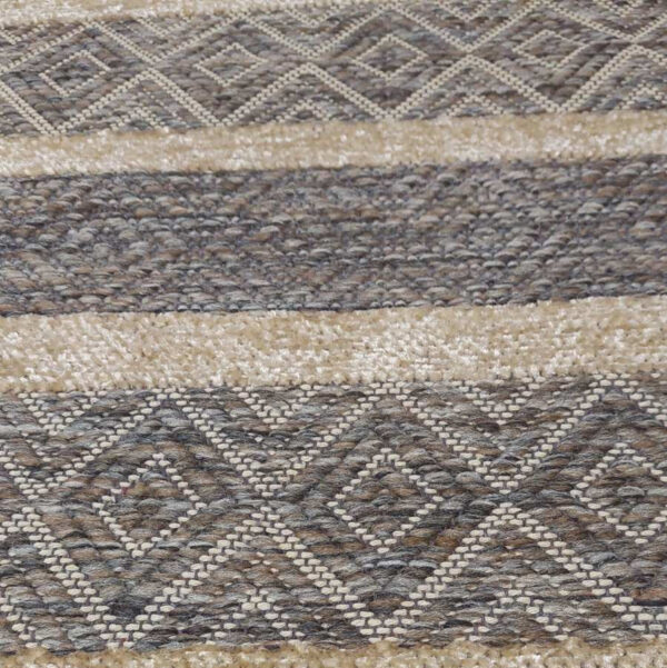 Великий килимок для ванної з бахромою 80×150 см REFORM CARPET Everest 6601, Туреччина, бежевий та коричневий — фото 2