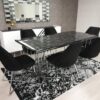 Чорний килим з бахромою 200×300 см REFORM CARPET IMAJ 1902 для вітальні та спальні, Туреччина — фото 7