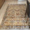 Килим з бахромою 80×150 см сіро-золотий REFORM CARPET IMAJ 1805, Туреччина, у вітальню, спальню, кухню — фото 6