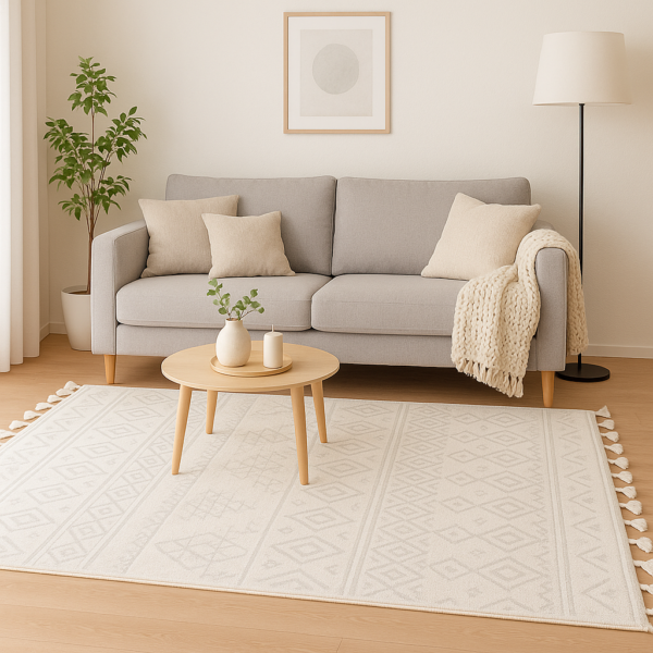 Килим з бахромою 120×180 см REFORM CARPET OSLO 1612, Туреччина, скандинавський стиль — фото 3