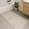 Килимок для ванної з бахромою 80×150 см кремово-сірий REFORM CARPET ENN STYLE 1002, Туреччина