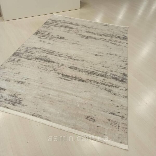 Килимок для ванної з бахромою 80×150 см кремово-сірий REFORM CARPET ENN STYLE 1002, Туреччина — фото 6