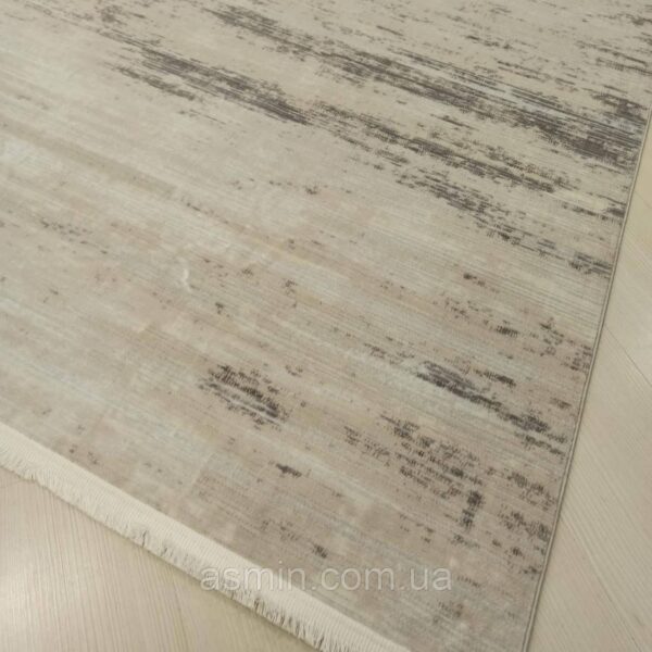 Килимок для ванної з бахромою 80×150 см кремово-сірий REFORM CARPET ENN STYLE 1002, Туреччина — фото 7