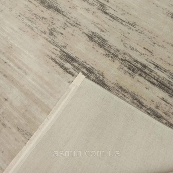 Килимок для ванної з бахромою 80×150 см кремово-сірий REFORM CARPET ENN STYLE 1002, Туреччина — фото 8