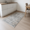 Килим з бахромою 80×150 см сіро-бежевий REFORM CARPET IMAJ 1802, Туреччина, у вітальню, спальню, кухню — фото 3