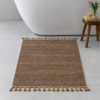 Великий килимок для ванної з бахромою 80×150 см REFORM CARPET Everest 6601, Туреччина, бежевий та коричневий — фото 10
