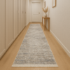 Турецька килимова доріжка з бахромою 80×300 см Reform Carpet ENN STYLE 1003 сіро-бежевий — фото 2