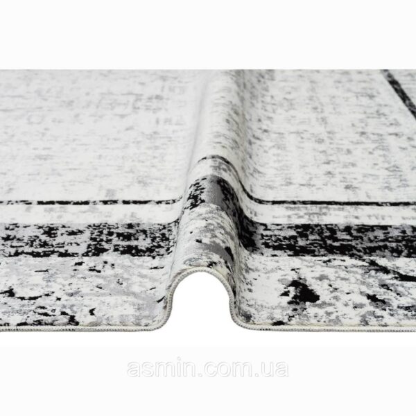 Дорожка килимова в коридор і прихожу 80×300 см сірий мармур REFORM CARPET Trend 1303 Туреччина — фото 5