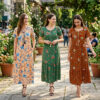 Жіноча довга літня сукня зі штапелю Merve Moda 422, розміри 48, 50, 52, Туреччина — фото 5